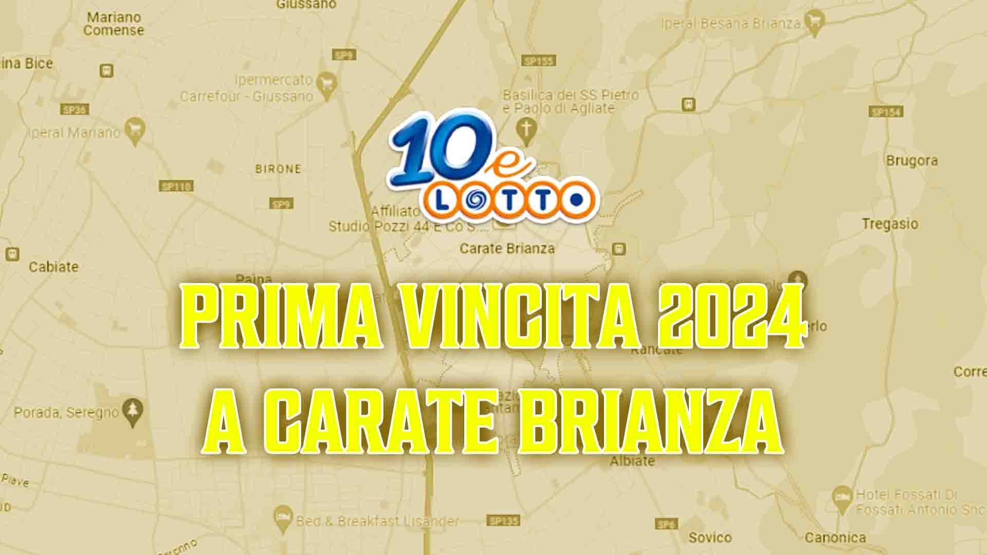 Vincita 1000000€ Brianza 2024